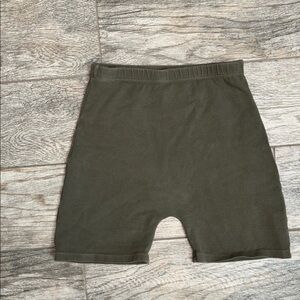 Brandy Melville Olive Green Casual Biker Shorts